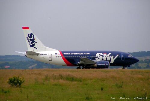 Boeing 737-53C OM-SEF SkyEurope
