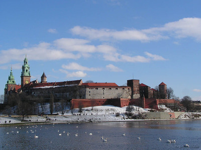 Wawel widziany z Bulwarów
